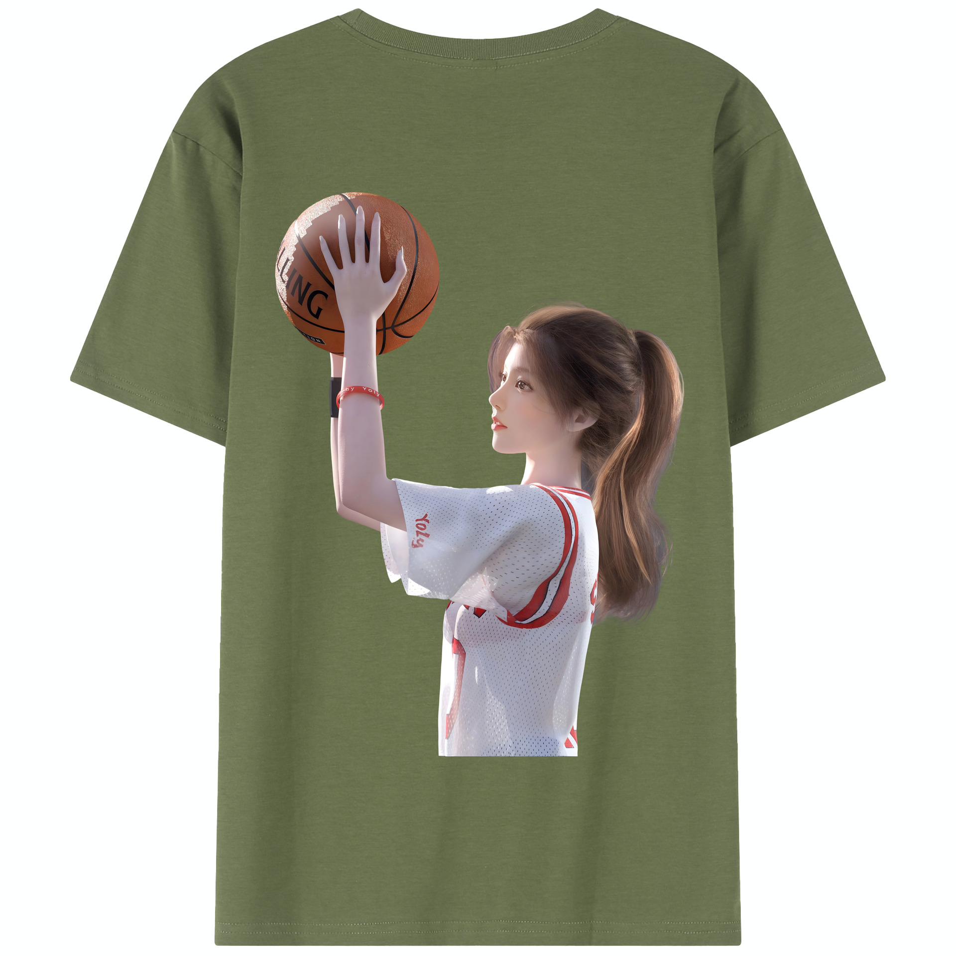 SLAM DUNK／スラムダンク 綿100％半袖Tシャツ（背面プリント）